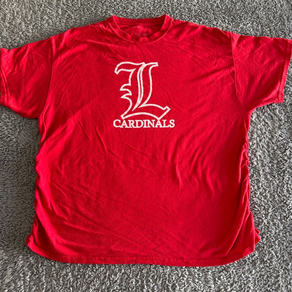 NCAA Louisville Cardinals Red Cotton Men's T-Shirt X-Large "Class of 2015"